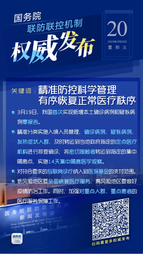 3月20日疫情防控与复工复产信息汇总